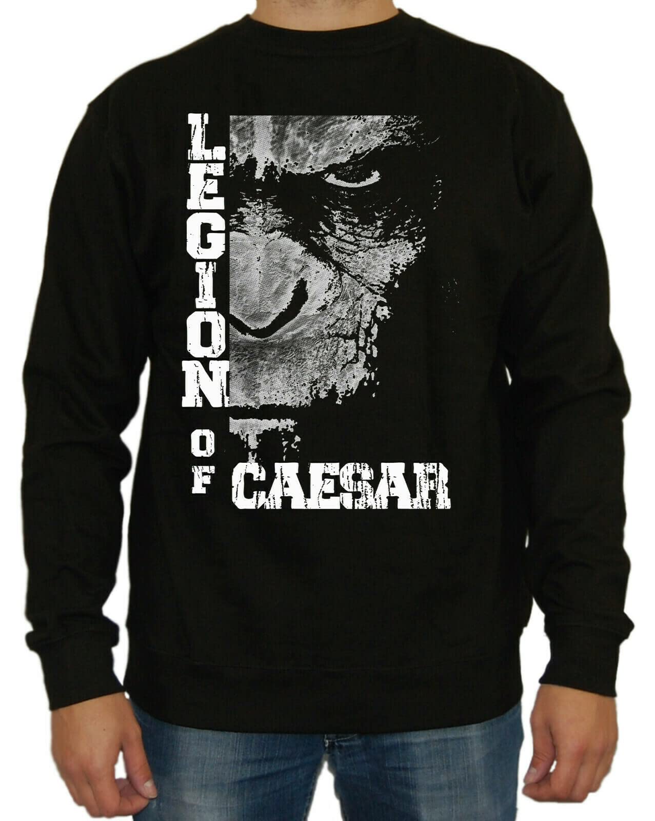 Artshirt Factory Legion of Caesar Sweater, Farbe: Schwarz, Größe: L