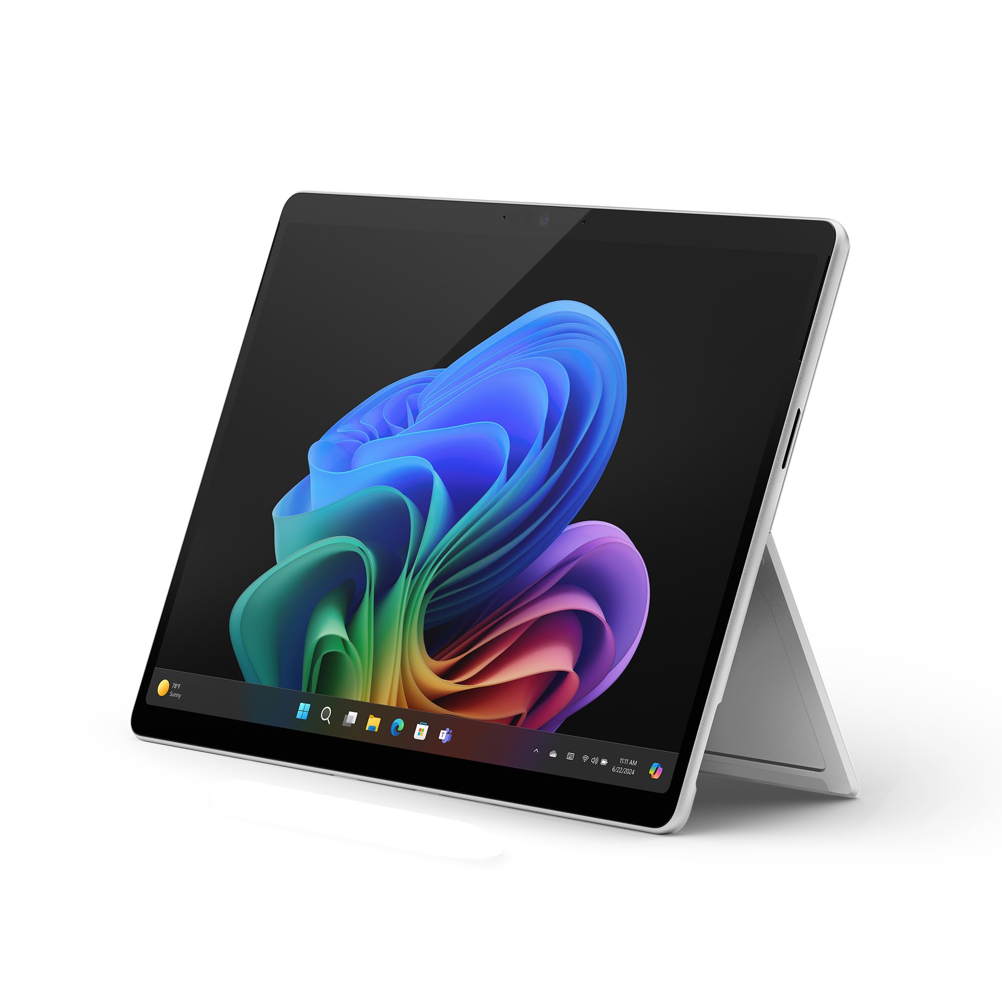 Microsoft Surface Pro | Copilot+ PC | 13” Touchscreen | Snapdragon® X Plus | 16GB RAM | 256GB SSD | neuestes Modell, 11. Edition | Platin