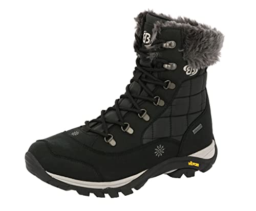 Bruetting Damen Himalaya Schneestiefel, Schwarz (schwarz), 38 EU