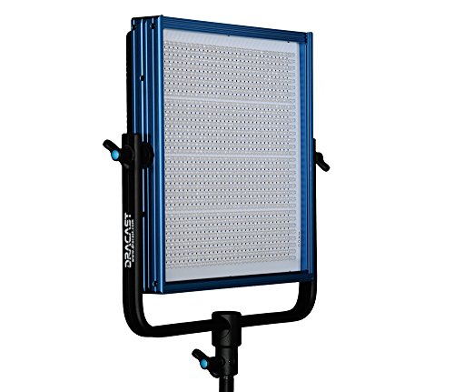 Dracast Plus Series LED1000 Bi-Color 3200K - 5600K LED Panel Videoleuchte | Dimmbar 0-100% | CRI & TLCI 96+ | Extrem stabiles Vollaluminium-Gehäuse | V-Mount & G-Mount Akku | inkl. Tasche | Fotostudio