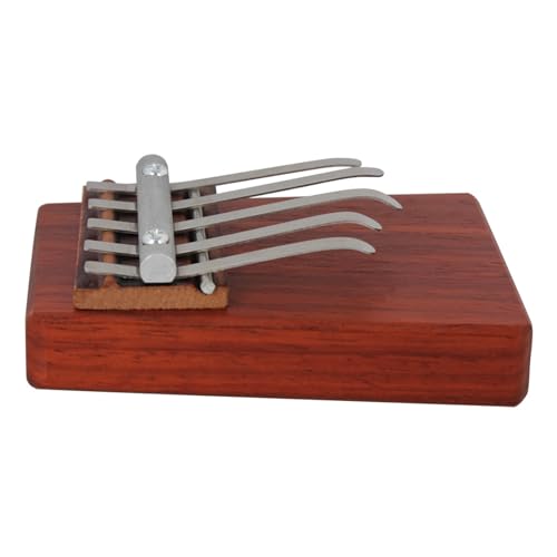 Tragbares Daumenklavier aus Holz mit 5 Tasten, Kalimba, Musik-Fingerklavier, Klangheilungsinstrumente, Geschenke für Kinder, 5 Tasten, Daumenklavier, Musikinstrument für alle Altersgruppen,