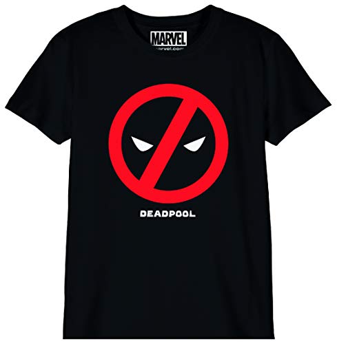 Marvel T-Shirt Jungen BOPOOLXTS114, Schwarz, 12 Jahre