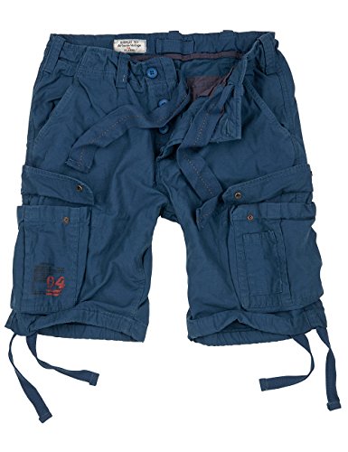 Surplus Herren Airborne Vintage Cargo Shorts, Navy, Größe 4XL