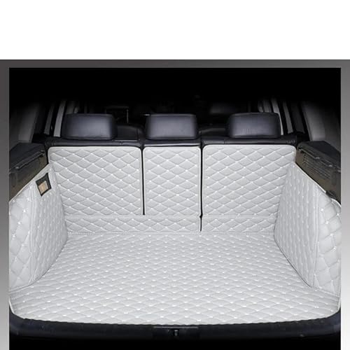 Auto Leder Kofferraummatten Auto Matten Für Mitsubishi Für Outlander LS Für Peugeot 4007 CW ZG ZH 2008-2009 5 Sitz Auto Stamm Lagerung Pad Auto Pad Schutzmatten(Grey 3D)