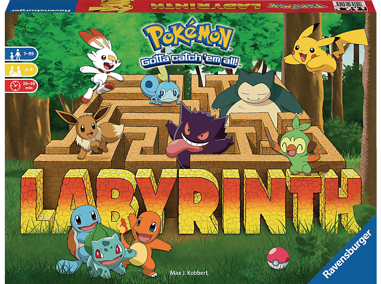 RAVENSBURGER Pokémon Labyrinth Familienspiele/Spielemagazine Mehrfarbig