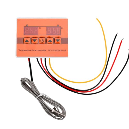 Digitale Temperaturregler DC12V 24V AC110-220V LED Temperaturregler Heizung Kühlthermostat