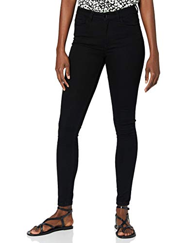 JDY Damen JDYNEWNIKKI LIFE HIGH SKN BLK DNM NOOS Jeans, Black Denim, XS / 34L