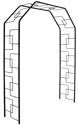 Quadratisches Rohr 20 mm Trapeze Anthrazit 180 x 50 x 234 cm