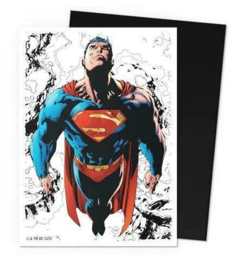 DRAGON SHIELD SLEEVES: MATTE DUAL ART: SUPERMAN CORE (FULL COLOR) (100CT)