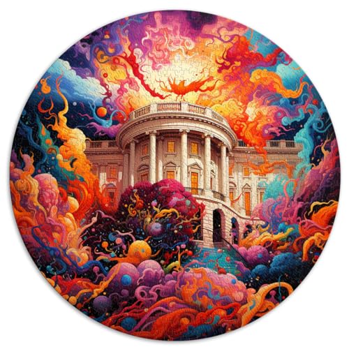 Puzzle für das Weiße Haus für Erwachsene, 1000-teiliges Puzzle, 26,5 x 26,5 Zoll, lustige Puzzles, Spaß bei Aktivitäten zu Hause, Geburtstagsgeschenk, Reisegeschenke,