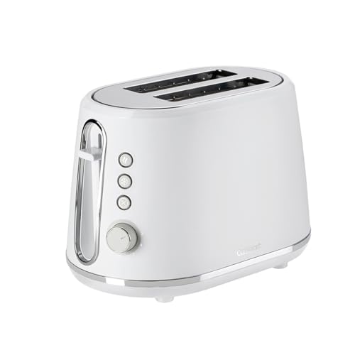 Cuisinart CPT780WE Toaster mit 2 Schlitzen, 7 Bräunungsstufen und automatischer Zentriergitter, Weiß Kreidematt