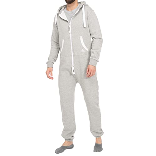 Finchman 39E134 FMJ18 Herren Jumpsuit Overall Onesie Grey Gr. L