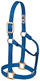 Weaver Leather Original Non-Adjustable Nylon Horse Halter, Large, Blue