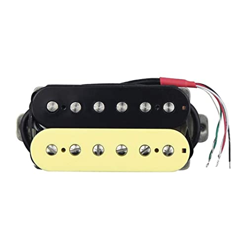 ZENGXUE 1 Satz 2 Stück Hals Und Brücke High Output Alnico 5 Gitarre Pickup Doppelspule Humbucker Pickups Für E-Gitarre Humbucker Tonabnehmer Set