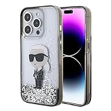 CG Mobile Karl Lagerfeld Liquid Glitter Hülle für iPhone 15 Pro