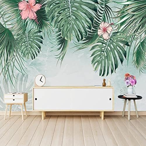 XLMING Einfache Kleine Frische Abstrakte Feder 3D Tapete Wohnzimmer Sofa Schlafzimmer Esszimmer Home Dekoration Wand-430cm×300cm