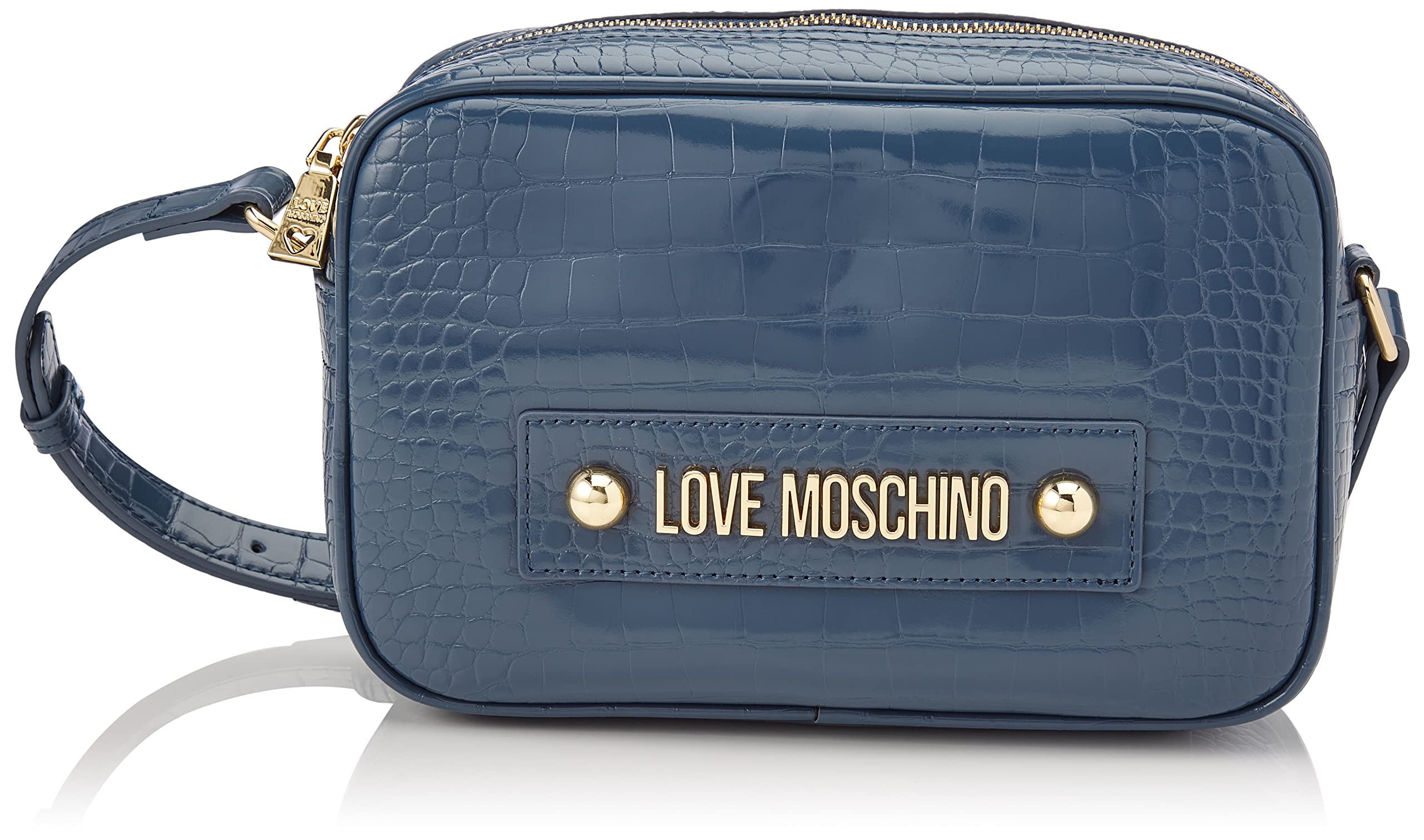 Love Moschino Damen Jc4431pp0fks0750 Umhängetasche, blau, Einheitsgröße