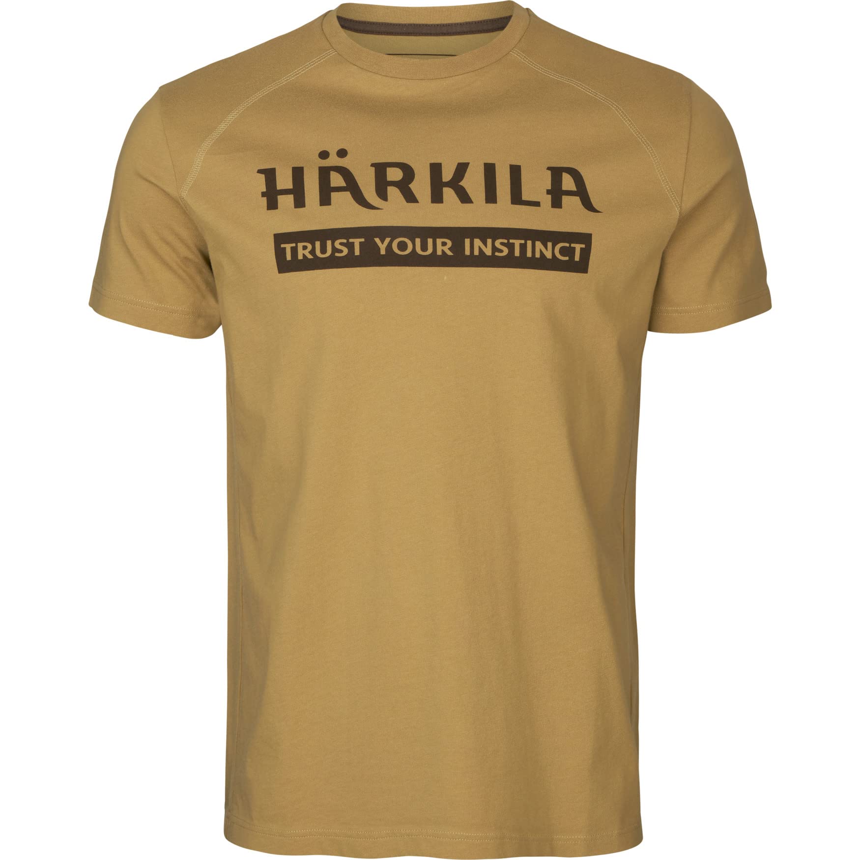 Härkila Logo T-Shirt 2er-Pack, Willow Green/Slate Brown, Gr. 3XL