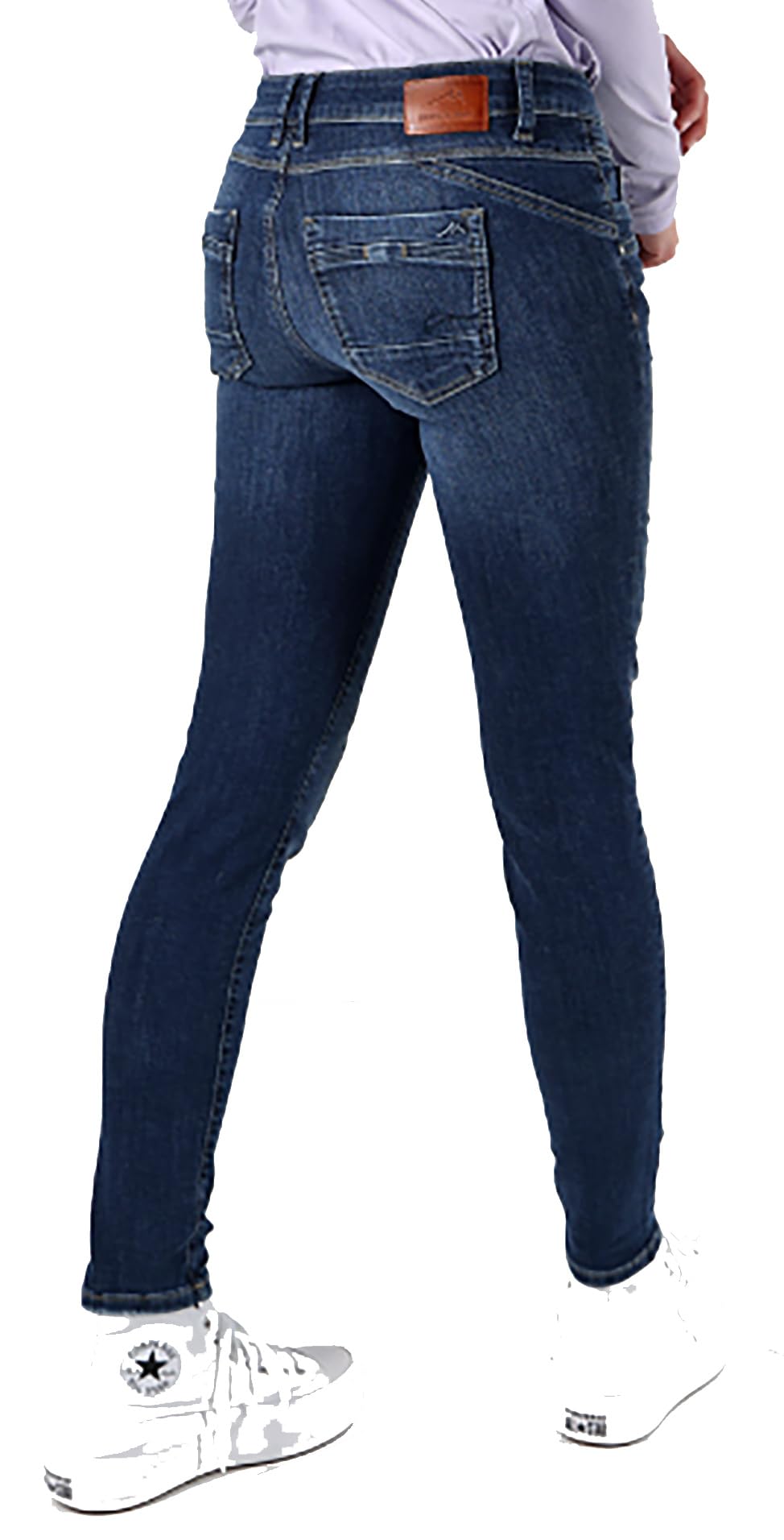 Miracle of Denim M.O.D Damen Jeans Suzy Skinny Fit (DE/NL/SE/PL, Bundweite & Schrittlänge, 26, 32, Slide Blue)