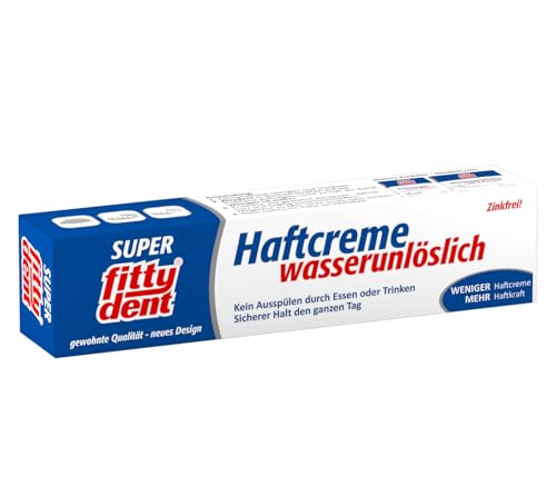 4 x FITTYDENT super Haftcreme 40 g Paste -