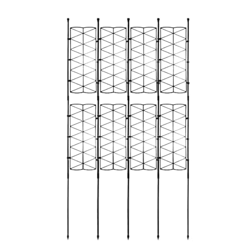 Kletterspalier für Pflanzen, PP-hergestellt, Pflanzenstütze, einfach zu bedienen, Gartenpflanzenrahmen, Gitterpfahl, Gartenzubehör, Gartenspalier für Gurken, Tomaten, Clematis, Morning Glories, Rosen