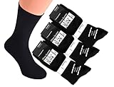 12 Paar Herren oder Damen Bambus Socken ohne Gummi Gr. 35/38, schwarz, Grösse Gr. 35 36 37 38 39 40 42 42 43 44 45 46