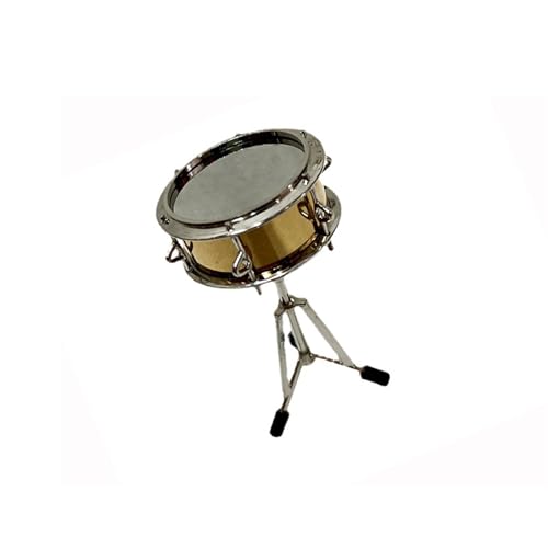 Mini-Snare-Drum-Modellfiguren Mit Zubehör, Miniatur-Weltszenendekorationen Musikinstrumente Miniatur (Size : Large)