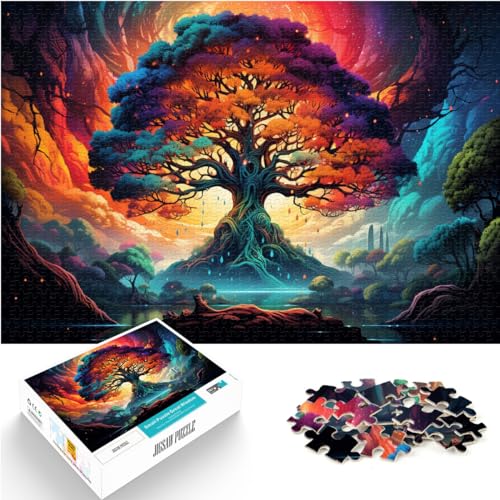 Spielzeug-Puzzle Fantasie-Baum des Lebens Puzzle 1000 Teile Puzzle Holzpuzzle Spielzeug Puzzle Lernspiele Stressabbau Puzzle 1000 Teile (50x75cm)