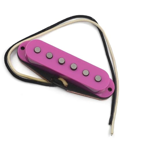 Gitarren-Steg-Tonabnehmer, Steg-Tonabnehmer-Sound Mit Staffelstab, Schwarzer Basismagnet Für E-Gitarre e gitarren tonabnehmer (Color : Purple cover)