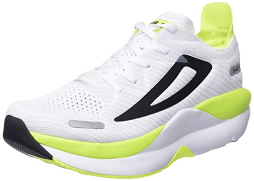 FILA Herren SHOCKET Run Laufschuh, White-Safety Yellow, 43 EU