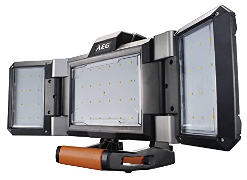 AEG Hybrid-LED-Paneelleuchte 18 V, dimmbar, Baustrahler 2.500 Lumen, mit Akku oder Kabel möglich – BPL18-0