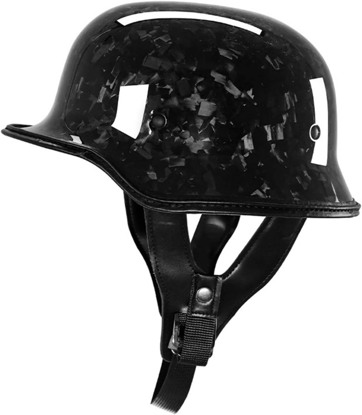 Retro-BOL-Motorrad-Bols-Helm, Jet-Helm Im Deutschen Stil, Mit DOT/ECE-Zulassung Und Herausnehmbarem Innenfutter, Halber Motorradhelm Für Erwachsene, Damen Und Herren F,XL61-62CM