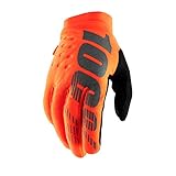 100 % Herren Handschuhe BRISKER Jugend XL Fluro Orange/Black