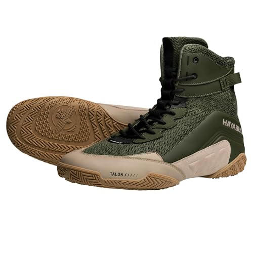 Hayabusa Talon Boksschoenen - Unisex - Groen/Bruin