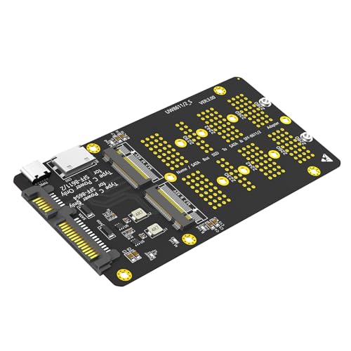 YYSQL SATA3 BKey auf SATA3 und MKey auf SFF8611 Port Adapter für 2230 2242 2260 2280