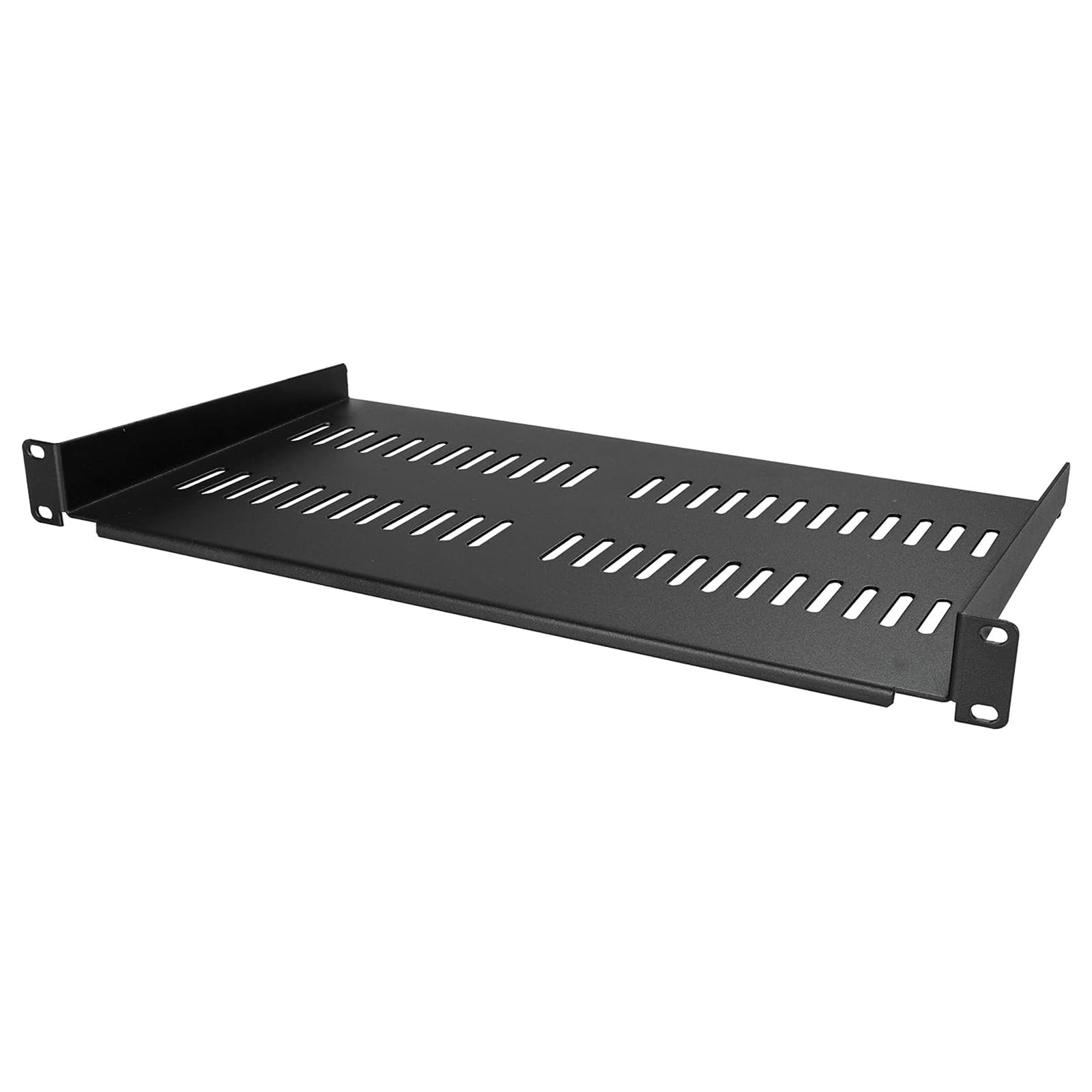 Server-Rack-Regal, belüftetes Tablett für 48,3 cm (19 Zoll) Geräte-Rack und Schrank, Stahlkonstruktion, 25,4 cm