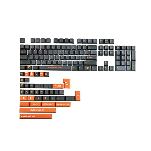 DYE-SUB-Tastenkappen für mechanische MX-Tastatur SK61 TKL87 108 Tastenkappen, 142 Stück