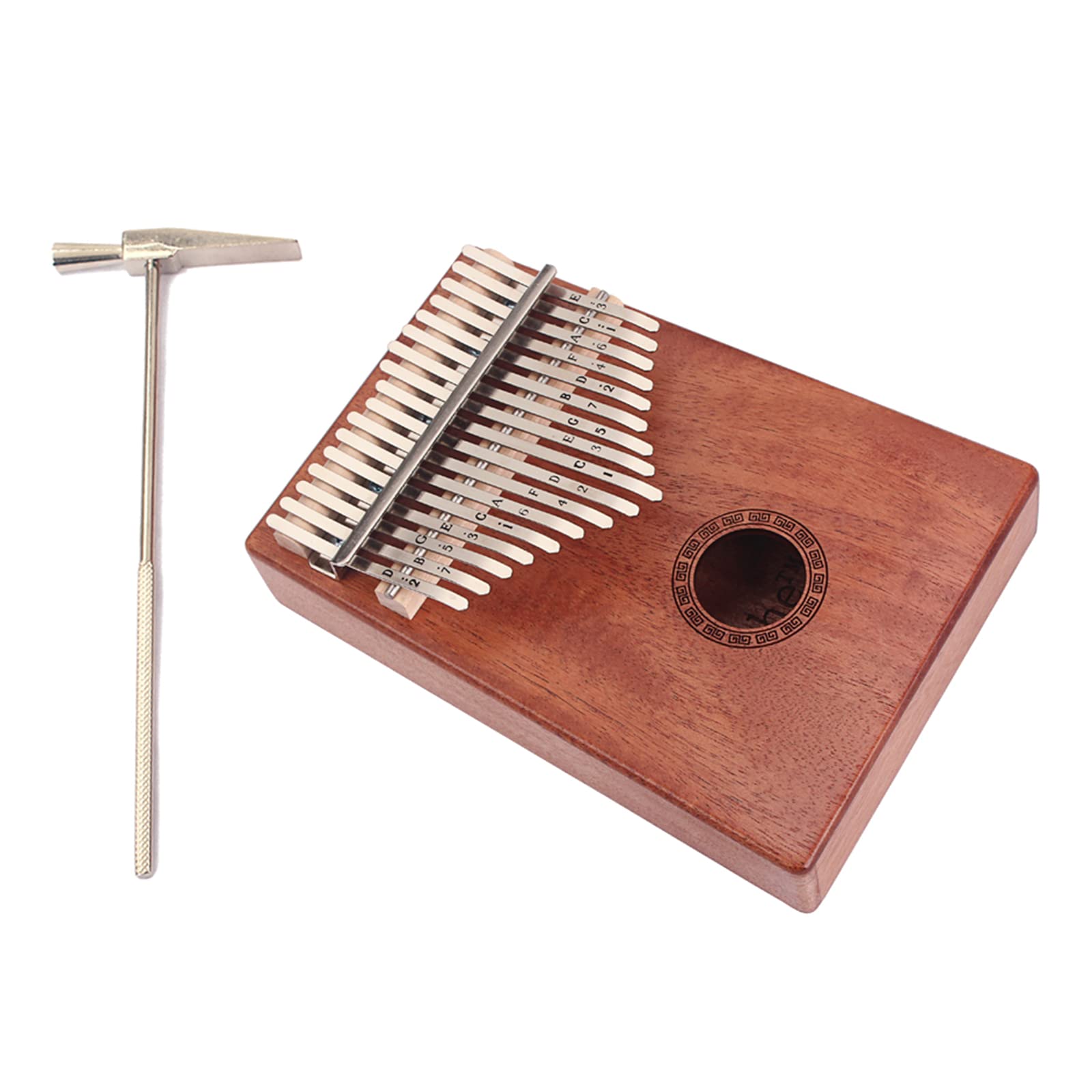 Daumenklavier mit 17 Tasten, tragbares Holz-Fingerklavier leicht zu erlernen, Kalimba, Geschenk, Profis, Anfänger, Klavierwerkzeug, 17 Tasten, Kalimba-Fingerklavier, Kalimba, Daumenklavier mit 17