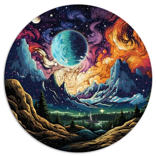 Spiel-Geschenk-Puzzle Cosmic Mountain Adventu 1000-teiliges Puzzle für Erwachsene, 67,5 x 67,5 cm, Puzzeln als Geschenk, schwieriges, hartes Puzzle für Frauen und Männer