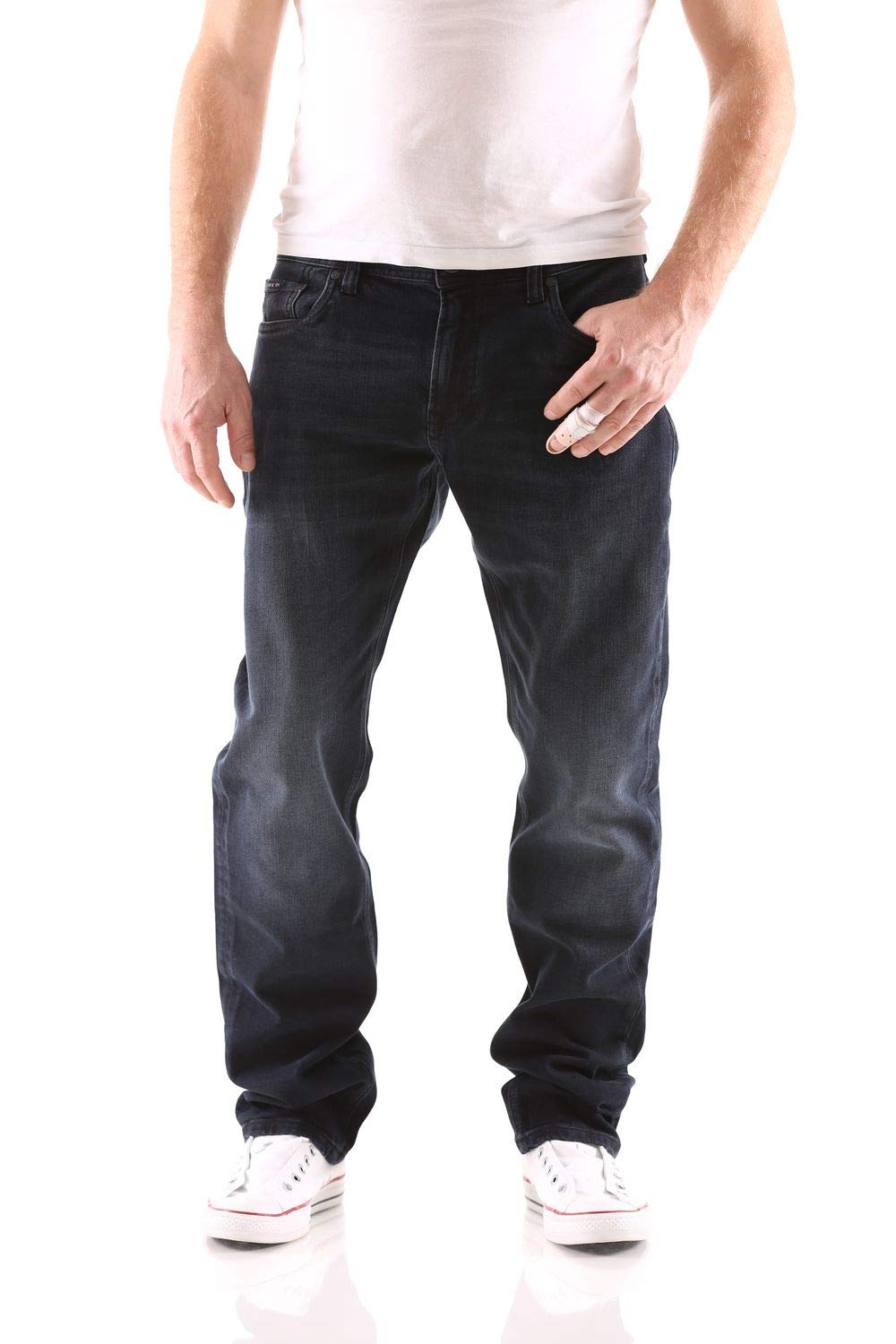 Big Seven Cade Luxe Blue Regular Herren Jeans, Hosengröße:W44/L34