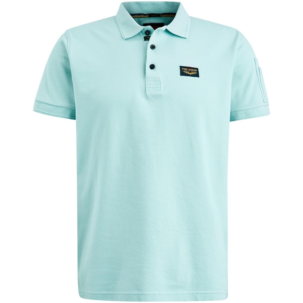 PME Legend Short Sleeve Polo Trackway Harbor Gray - M