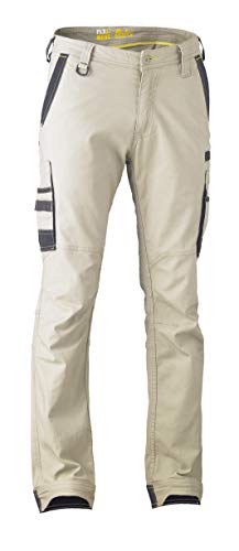 Bisley Workwear UKBPC6331_BSTN Flex & Move Cargohose, Stretch, Utility-Stone, 32R