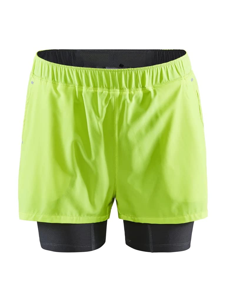 Craft Advance Essence 2-in-1-Stretch-Shorts, Flumino, Größe L