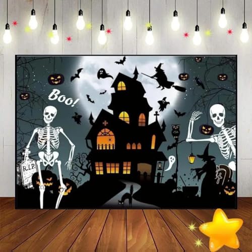 Halloween, Hintergrund, dicht, Nebel, Geburtstag, Dekoration, nachtfotografie, hintergründe, blutfleck, Foto, schrecklich, kust, Hintergrund, Kobold 350x230cm