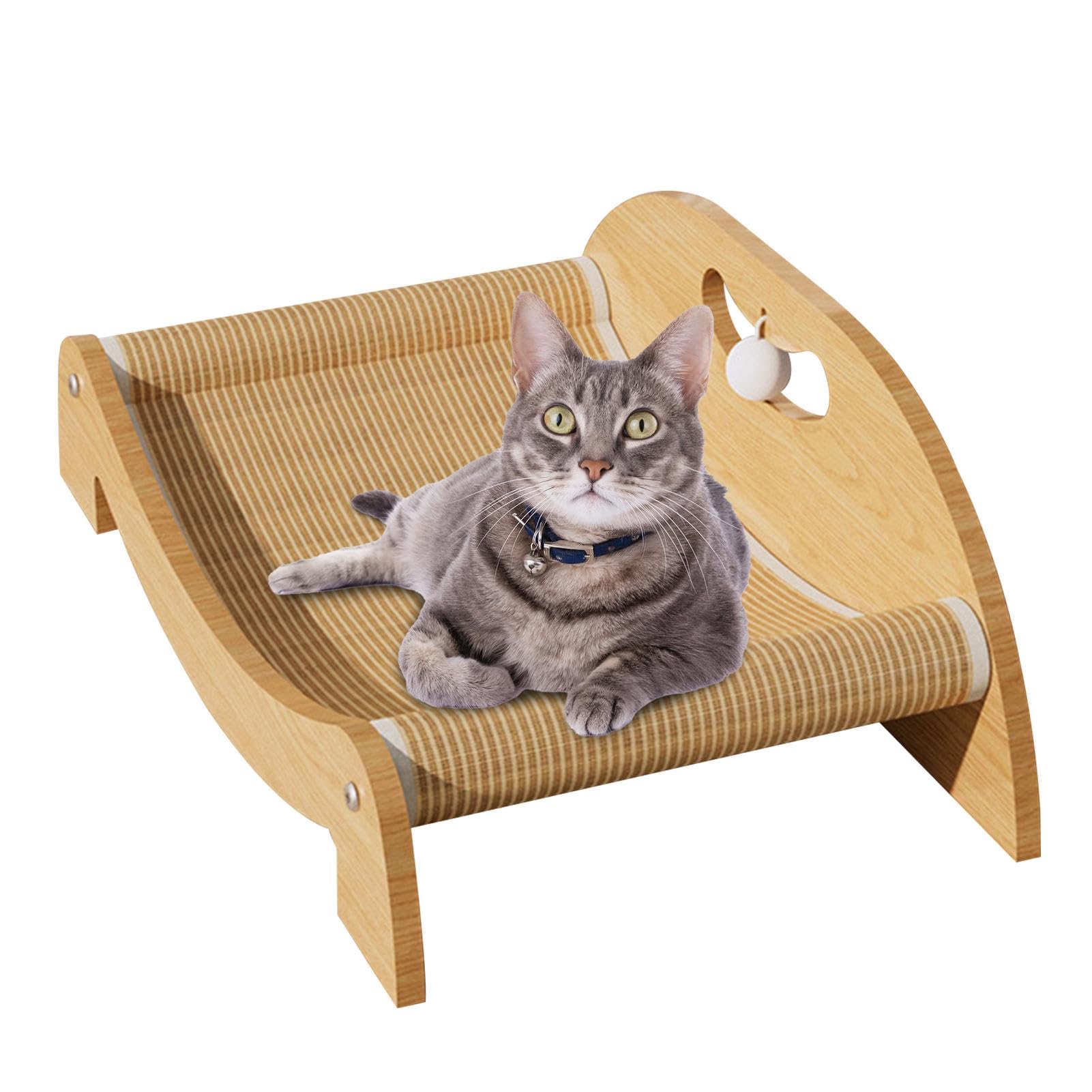 Kratzbett für Katzen, Kratzmöbel für Katzenkratzmöbel, Sofa-Form, Katzenkratzbrett aus Karton, Mehrzweck-Katzensofa, Kratzkissen, Katzenbett