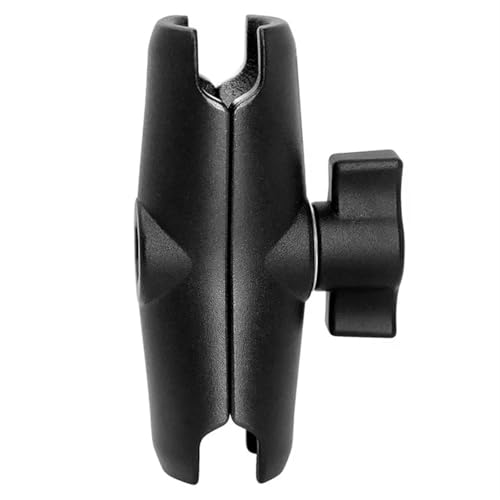 Briaxf Motorrad Navigationshalterung 1 Zoll Kugelkopfhalterung Adapter GPS Halter Motorrad Fahrrad Lenker Clip Rückspiegel Halterung Für 10 9 8 Kamerahalterungen Handyhalterung(9cm)