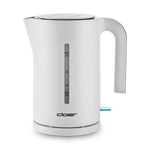 Cloer Wasserkocher 4111, weiß, 1,7 Liter