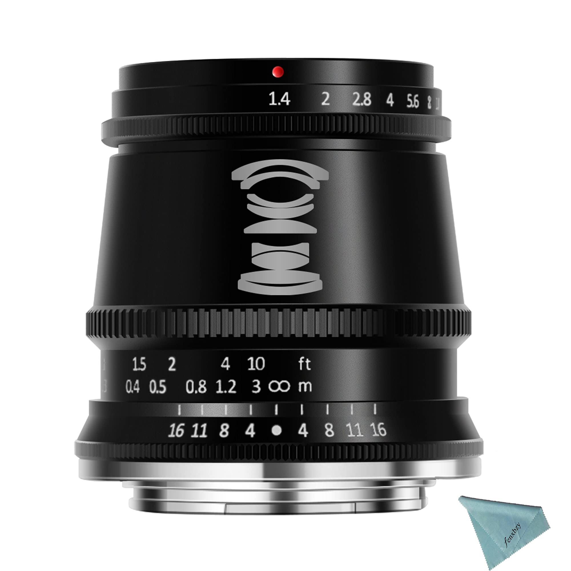 TTArtisan 17mm F1.4 APS-C Wide Angle and Large Aperture Camera Lens for Fuji X-Mount