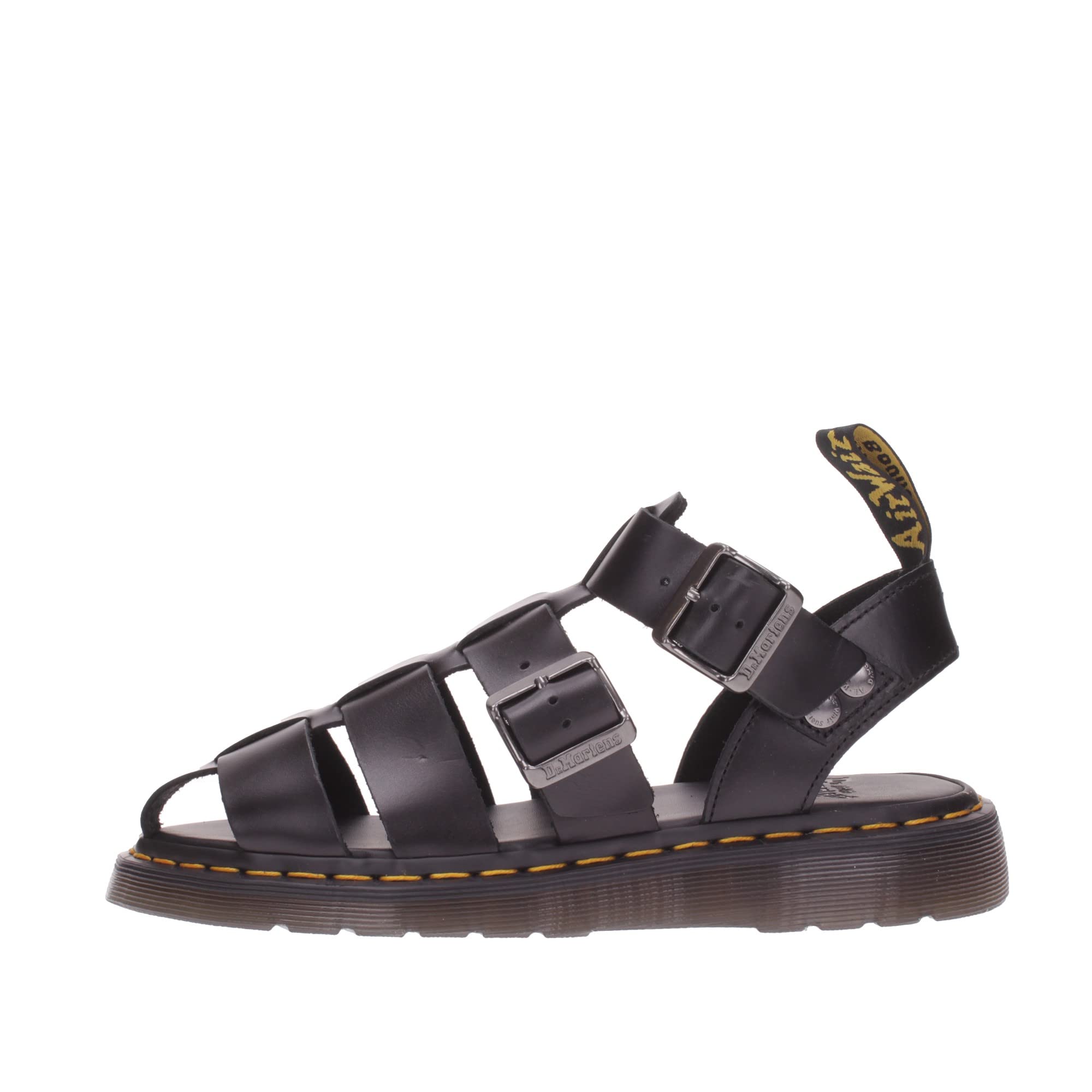 Dr. Martens Herren Black Sandals, Schwarz, 40 EU