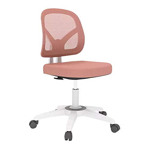 QYZUJIKL Drehbarer Schreibtischstuhl, ergonomischer Drehstuhl, höhenverstellbarer Computerstuhl ohne Armlehnen, Multifunktionsstuhl für zu Hause, einfache Montage für den Home-Office-Stuhl